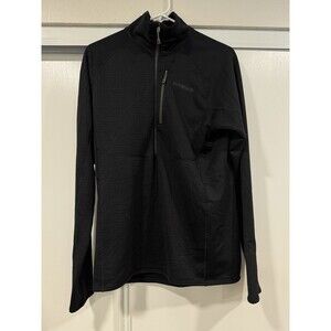 Patagonia Jacket Men Medium Black Regulator 1 R1 Micro Fleece Hiking Hiker